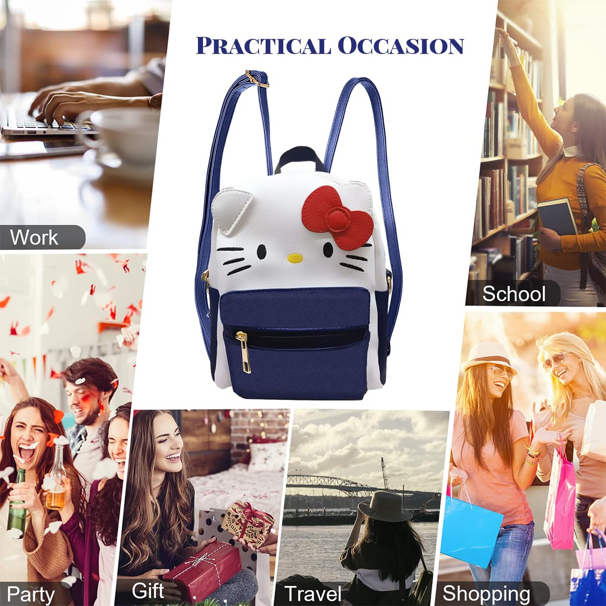 PALAY Sling Bags for Girls Cartoon Anime PU Cute Bag Handbag for Girls, Stylish Latest Cosplay Shoulder Bag Backpack for Girls with Detachable Shoulder Strap, Birthday Christmas Gift for Girls, Blue PALAY Sling Bags for Girls Cartoon Anime PU Cute Bag Handbag for Girls, Stylish Latest Cosplay Shoulder Bag Backpack for Girls with Detachable Shoulder Strap, Birthday Christmas Gift for Girls, Blue